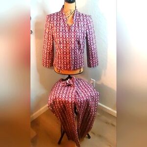 The Limited Pink and Purple Patterned Suit.